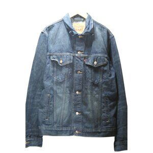 Levis‎ S40116 Trucker Denim Jacket XL Dark Wash Classic Americana Jean Jacket
